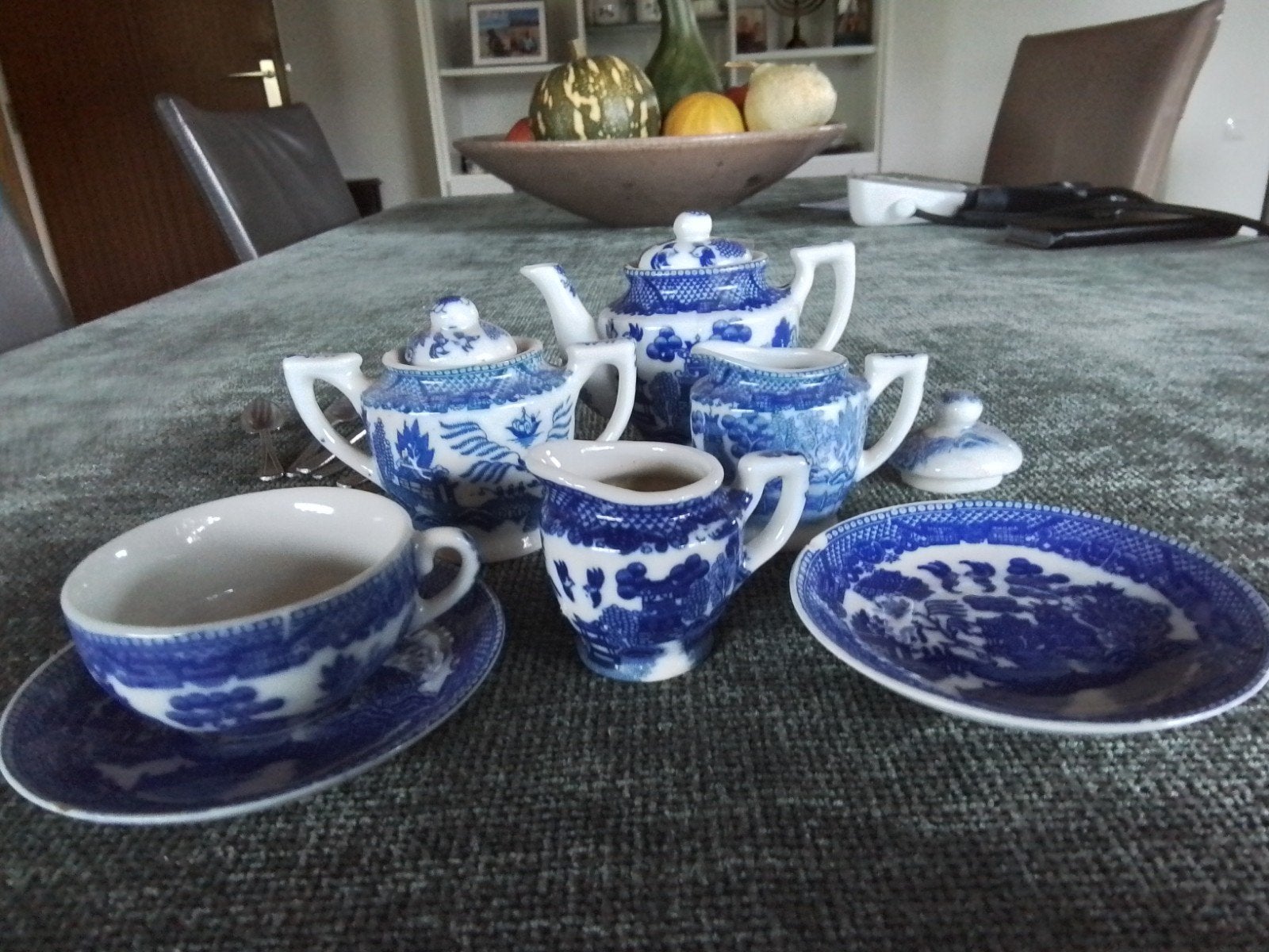 Vintage kinder serviesje, Ophalen of Verzenden