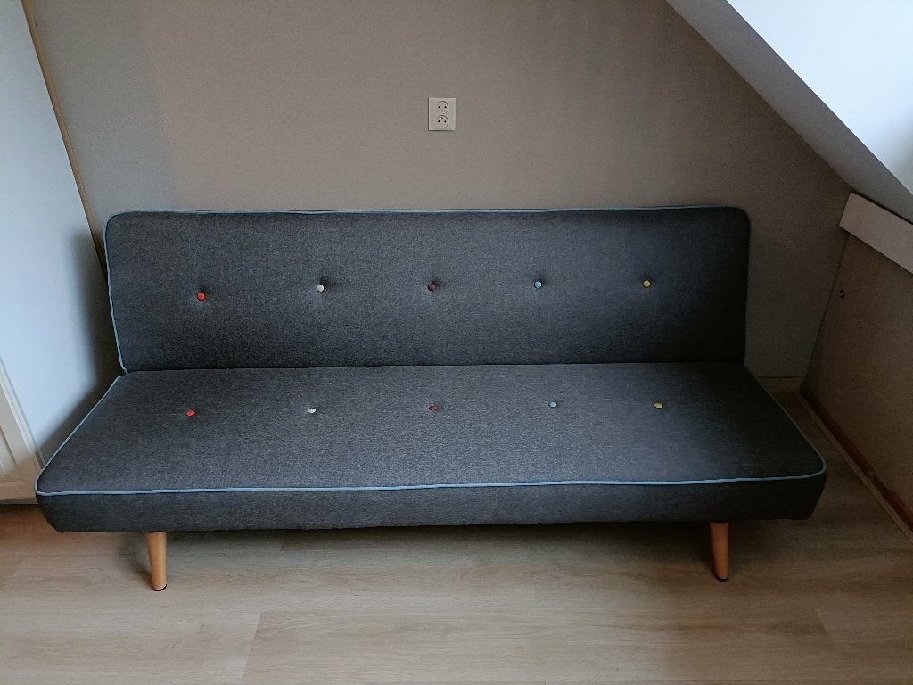 slaapbank, Ophalen, Gebruikt, Tweepersoons, 200 cm