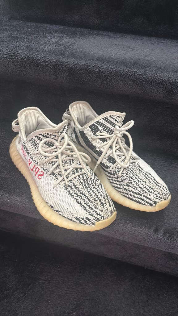 Adidas jeezy schoenen “zebra” 350 V2 Maat 39/40, Kleding | Heren, Schoenen, Ophalen, Overige kleuren, Sneakers of Gympen, Gedragen