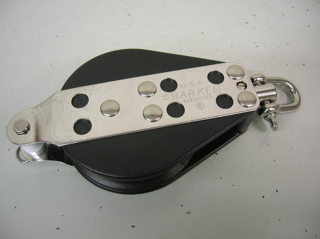 Harken Enkelschijfs, Blok, Katrol, Hondsvot, 12 mm, 3'', Ophalen of Verzenden, Nieuw, Lijn of Blok