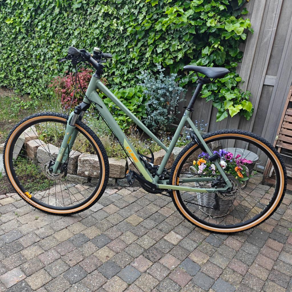 Cube mountainbike Nature EXC green/orange T54, Ophalen, 53 tot 56 cm, Velgrem, Versnellingen