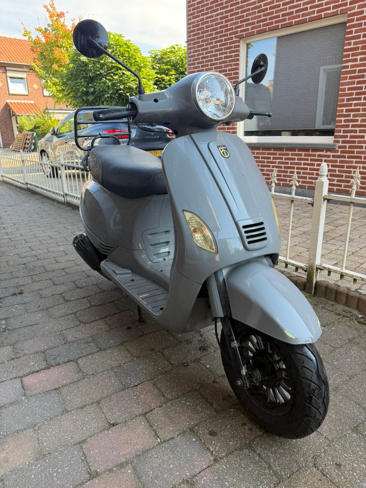 BTC Riva scooter nardo grey goed onderhouden, Ophalen, Nieuw, Benzine