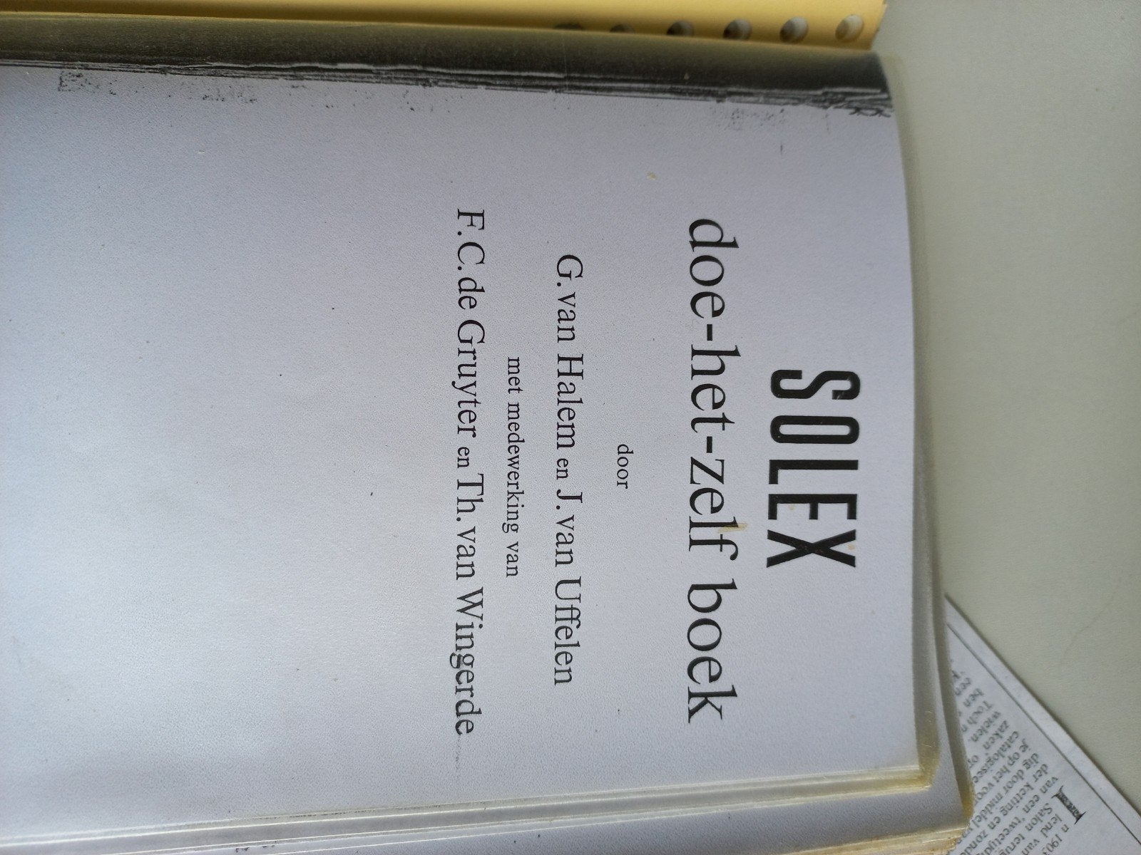 solex boek, Ophalen of Verzenden, Gebruikt