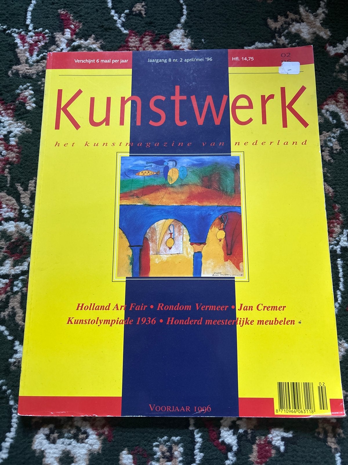 Kunstwerk: Het Kunstmagazine van Nederland - Voorjaar 1996, Ophalen of Verzenden, Gelezen, Overige typen