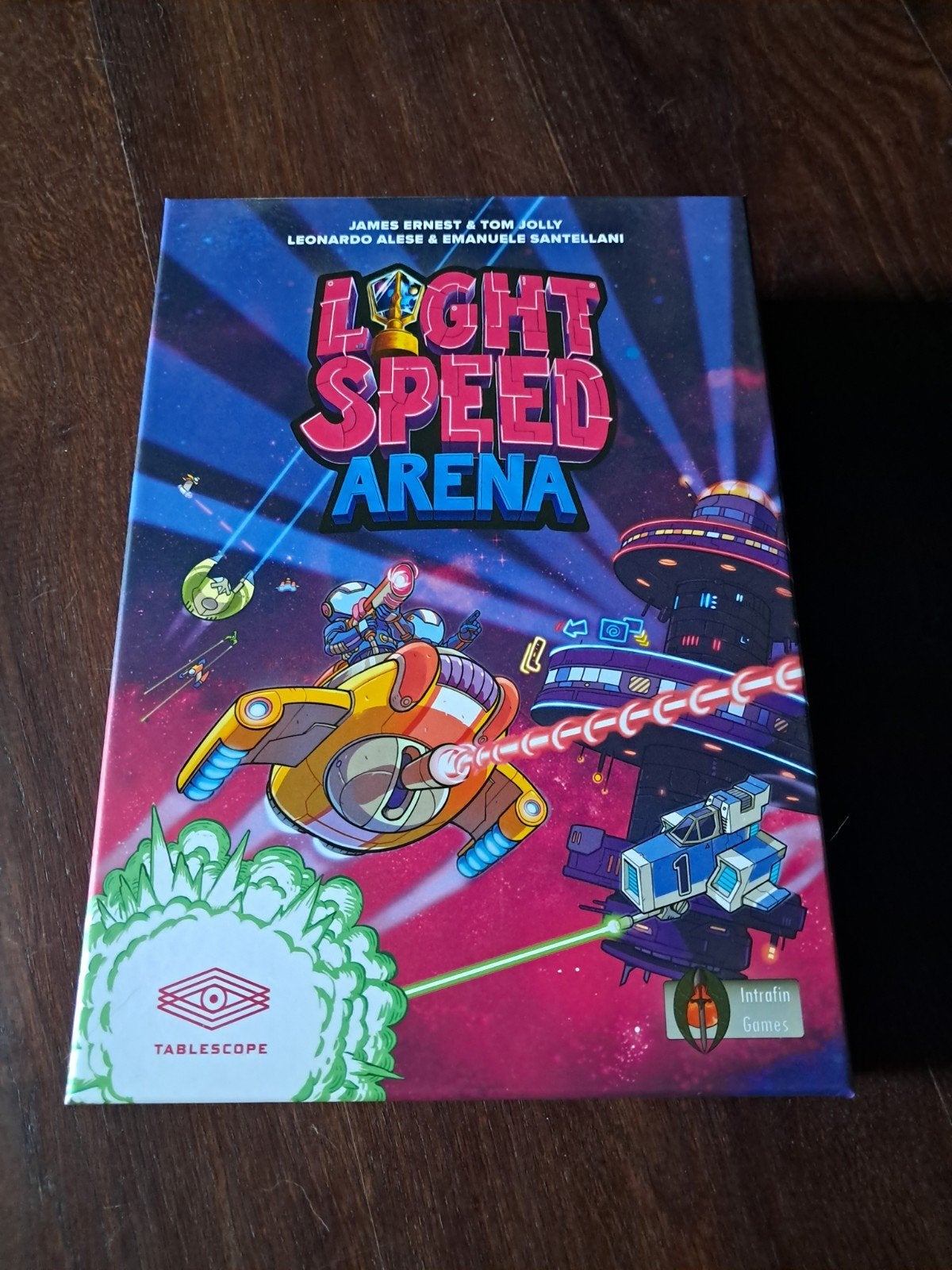 Light Speed Arena Bordspel - Zo goed als nieuw, Hobby en Vrije tijd, Gezelschapsspellen | Bordspellen, Een of twee spelers, Ophalen of Verzenden