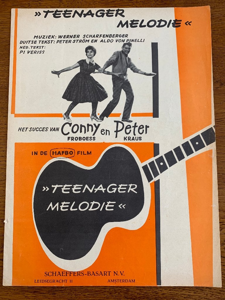 Bladmuziek "Teenager Melodie", Muziek en Instrumenten, Bladmuziek, Ophalen of Verzenden, Zo goed als nieuw, Artiest of Componist