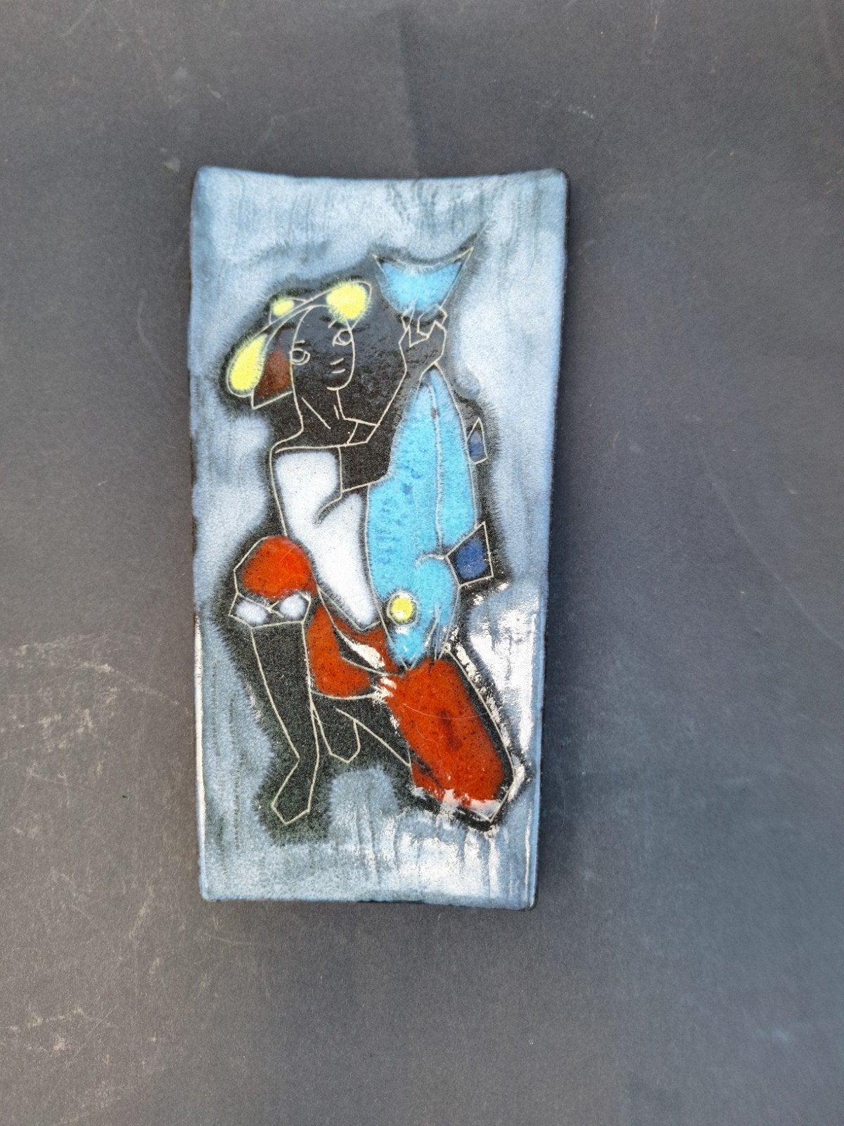 Ruscha --Keramik visserfiguur 1950-1960, Ophalen of Verzenden, Huis en Inrichting