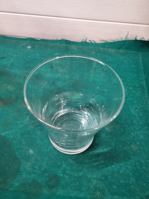 vaas glas dikke bodem, Ophalen of Verzenden