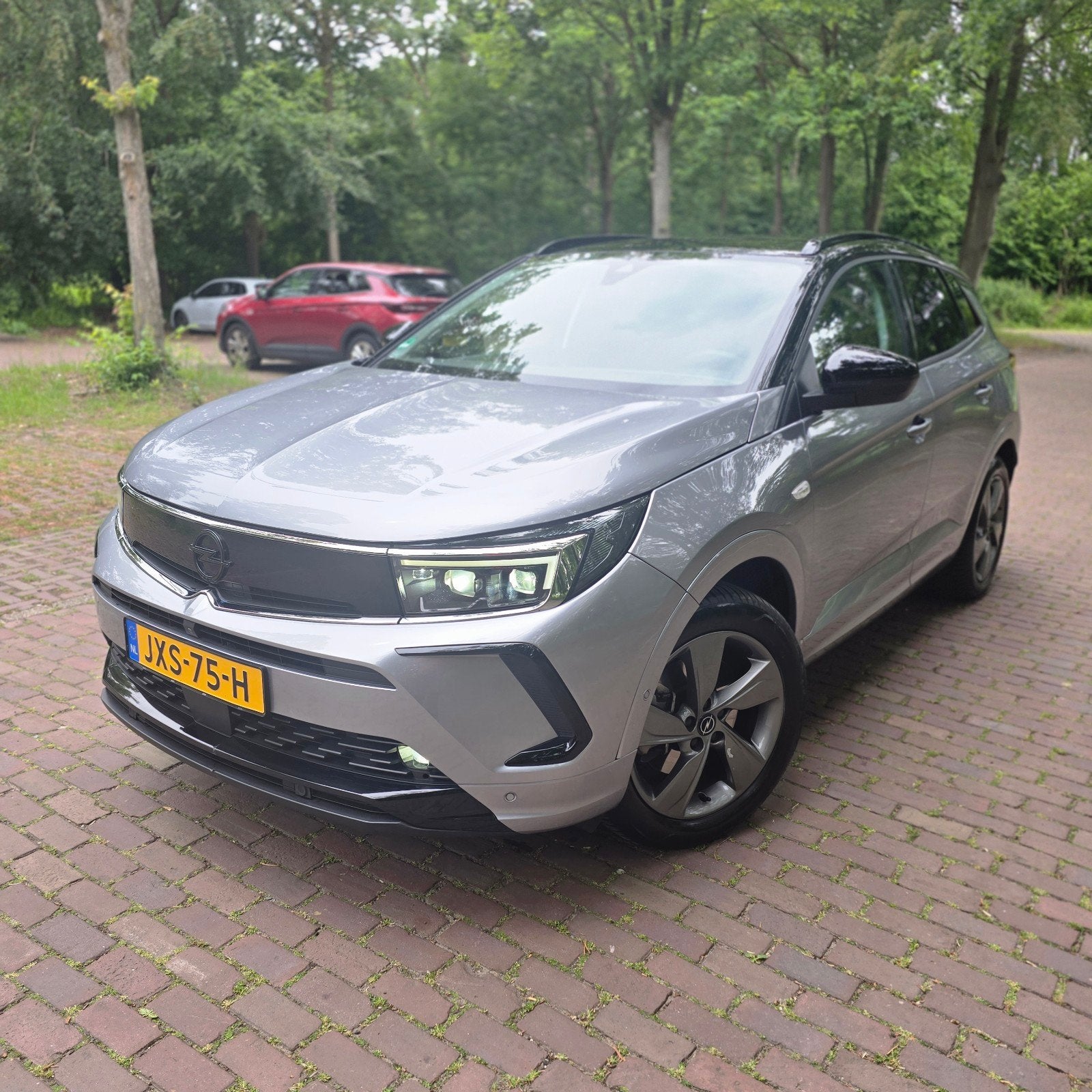 GRANDLAND 1.6 PHev GSe | 300pk | 4x4 | Level4 | VolOptie.., Auto's, Opel, Euro 5, 1250 kg, Zwart, 4 cilinders