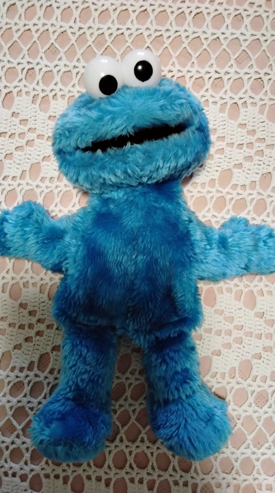 Koekiemonster knuffel - Sesamstraat handpop, Kinderen en Baby's, Gebruikt, Overige merken, Overige karakters, Overige typen