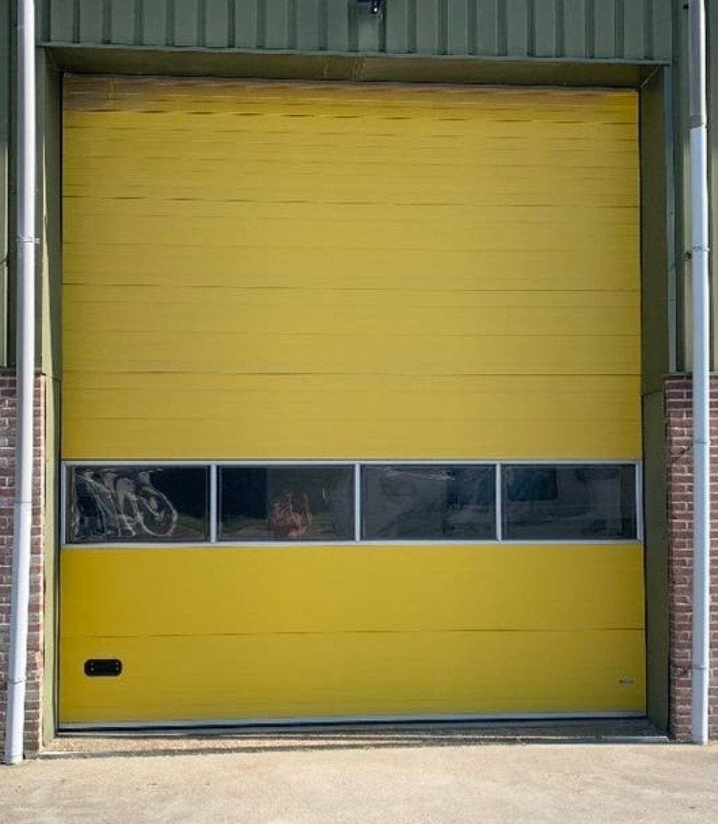 4080 x 4500 Nassau overheaddeur roldeur garagedeur, Doe-het-zelf en Verbouw, Deuren en Horren, Ophalen of Verzenden, 120 cm of meer