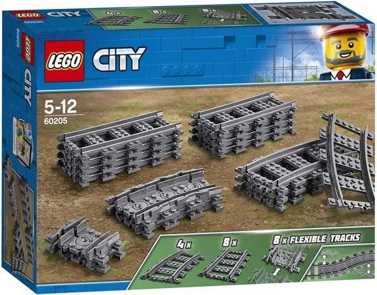 Lego 60205 treinrails, Ophalen, Zo goed als nieuw
