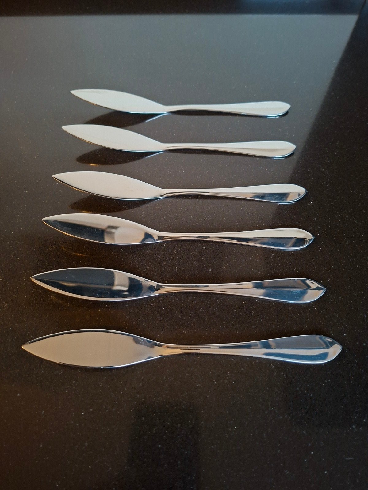 6x Hollands Lof visbestek 18/10 RVS - Zo goed als nieuw, Los bestek, Ophalen of Verzenden, Zo goed als nieuw, Rvs of Chroom