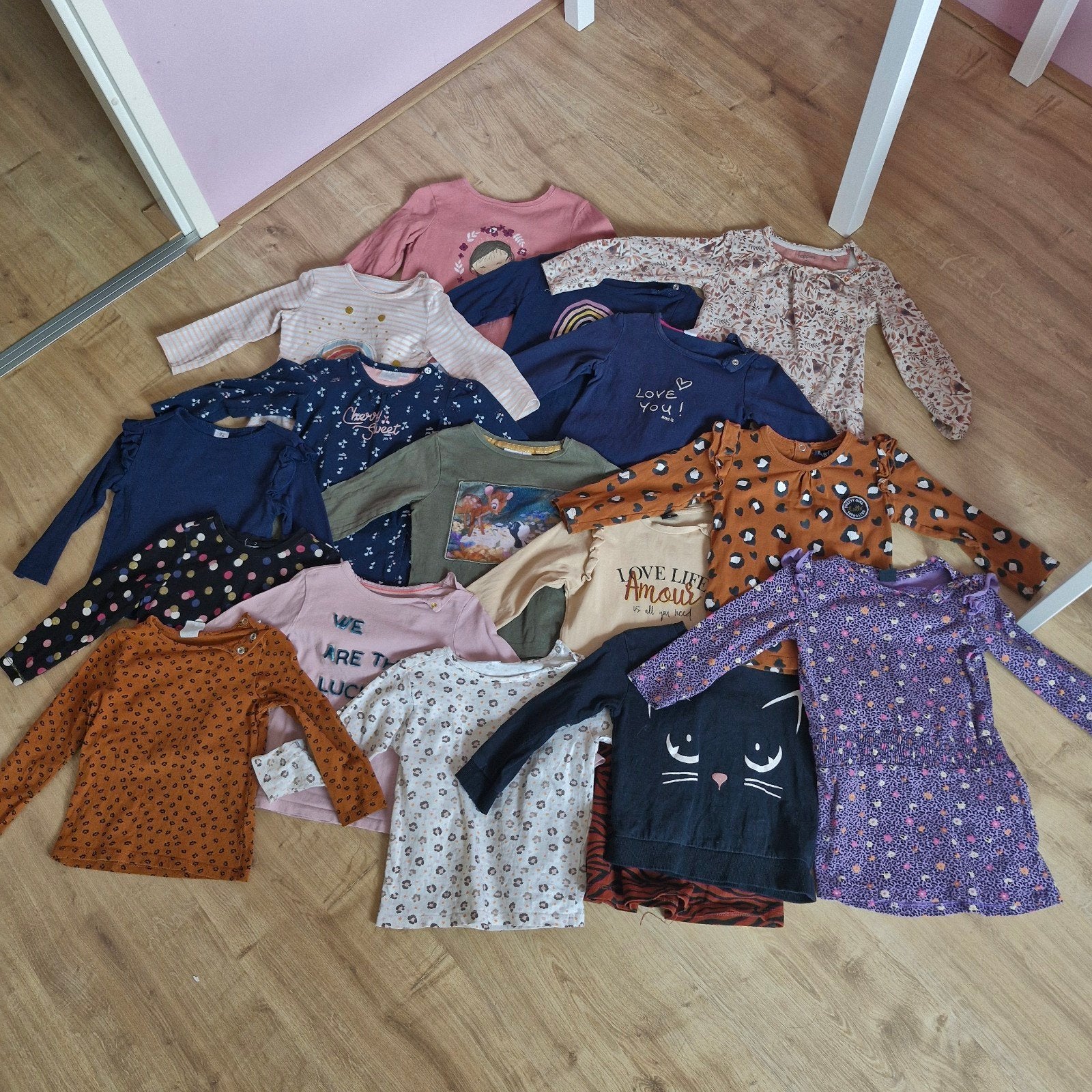Grote set (16 stuks) lange mouwen shirts maat 86/92, Kinderen en Baby's, Ophalen of Verzenden