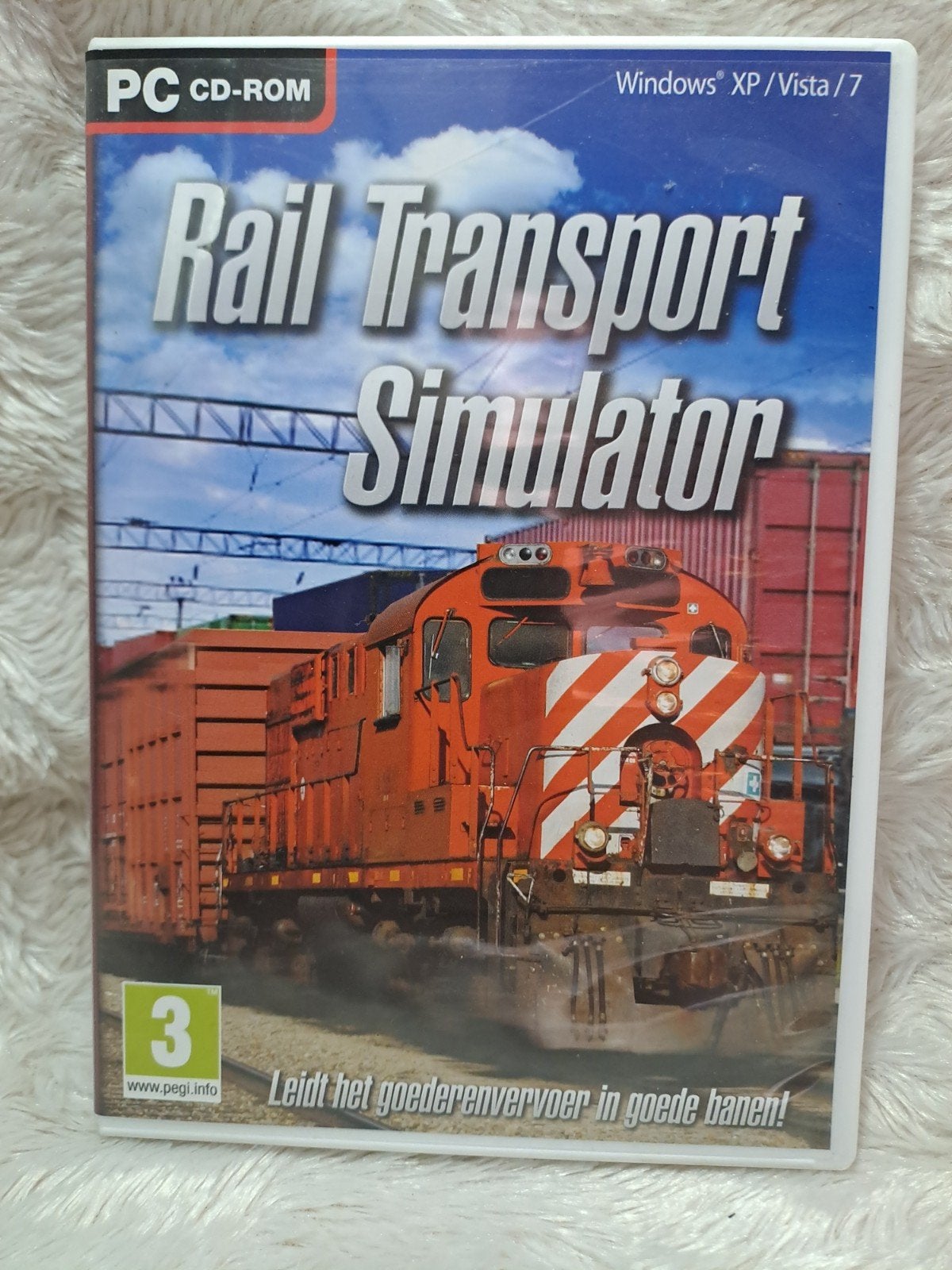 Rail Transport Simulator PC CD-ROM - Trein Simulatie Game, Gebruikt, 1 speler, Ophalen of Verzenden, Vanaf 3 jaar