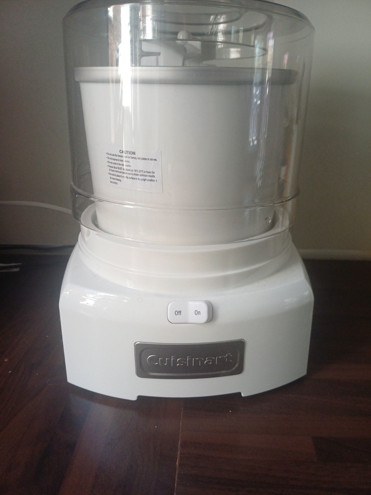 Cuisinart Cool Scoops IJsmachine - Grijs - 1,4L, Witgoed en Apparatuur, IJsmachines, Ophalen of Verzenden, Nieuw, Koelelement