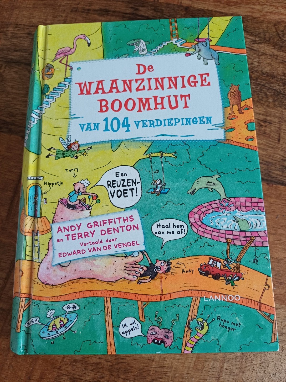 Terry Denton - De waanzinnige boomhut van 104 verdiepingen, Terry Denton; Andy Griffiths, Fictie algemeen, Ophalen of Verzenden