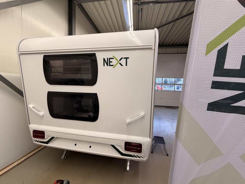 NEXT 381 +NXtec+NXcom+stabilisator, Caravans en Kamperen, Caravans, Next, Standaardzit, Bedrijf, Overige typen