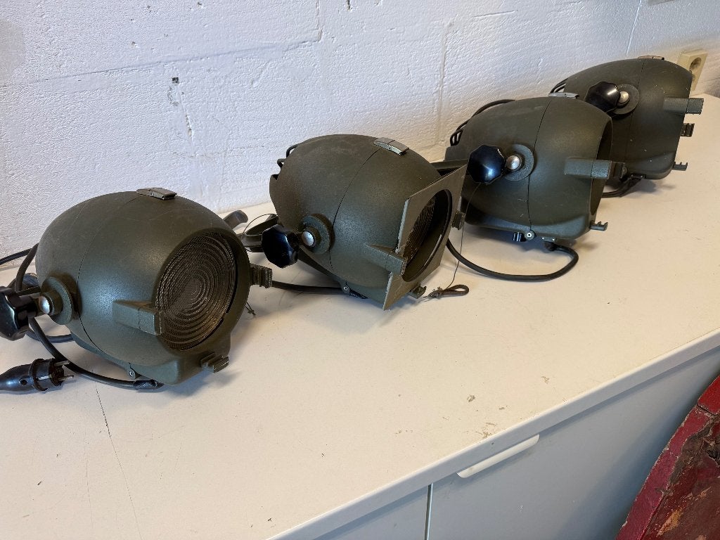 4x Strand patt 123 Eitje theater lamp, Ophalen of Verzenden