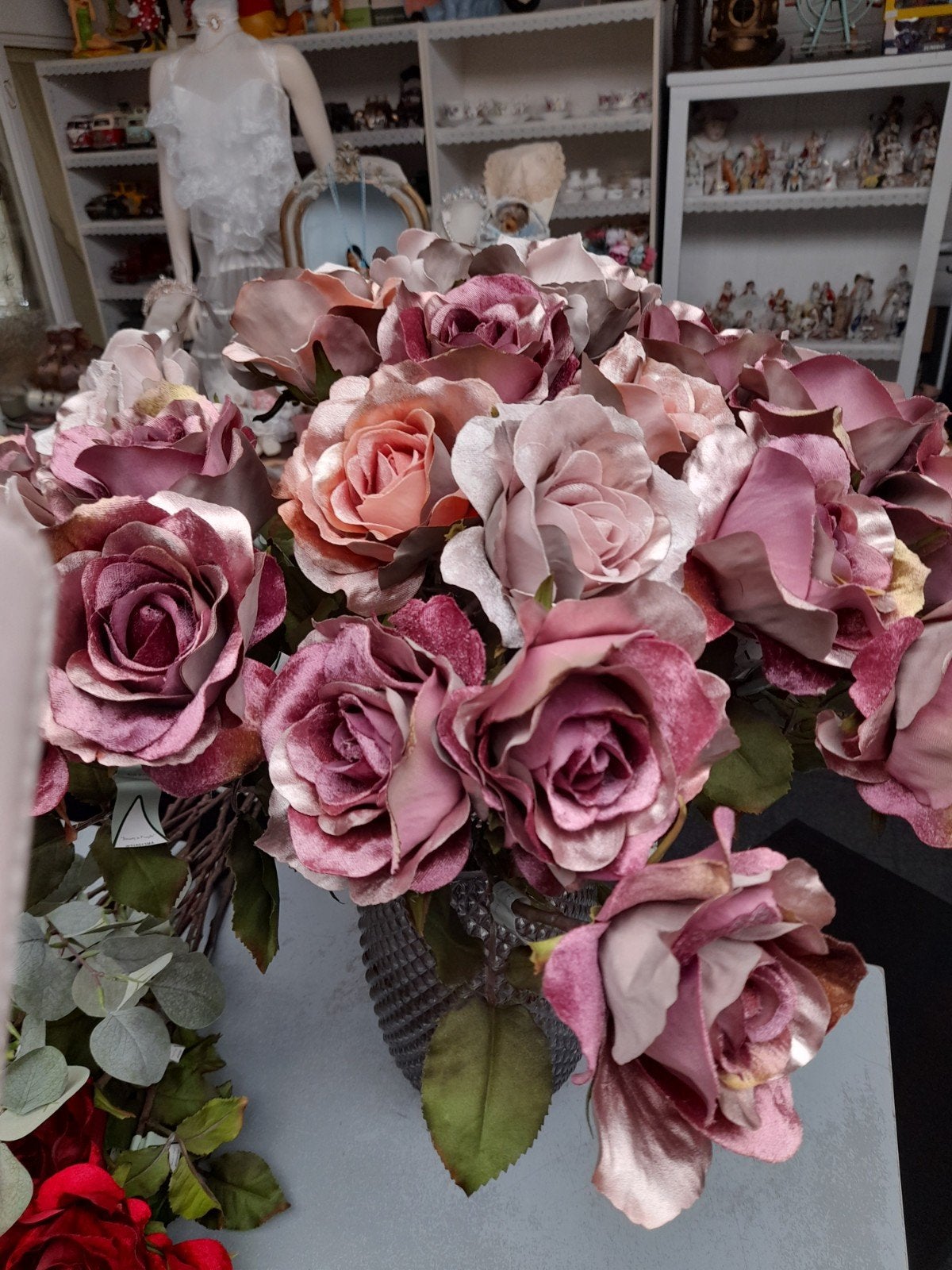 Glamour rozen div kleuren 7.95 p.s, Huis en Inrichting, Woonaccessoires | Kransen, Ophalen of Verzenden, Zo goed als nieuw