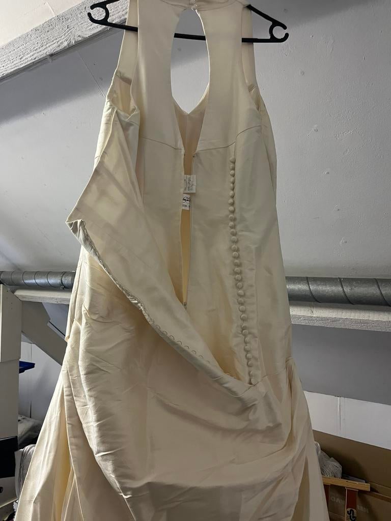 Trouwjurk ivoor mt 38, Ophalen of Verzenden, Gedragen, Overige kleuren, Trouwjurk
