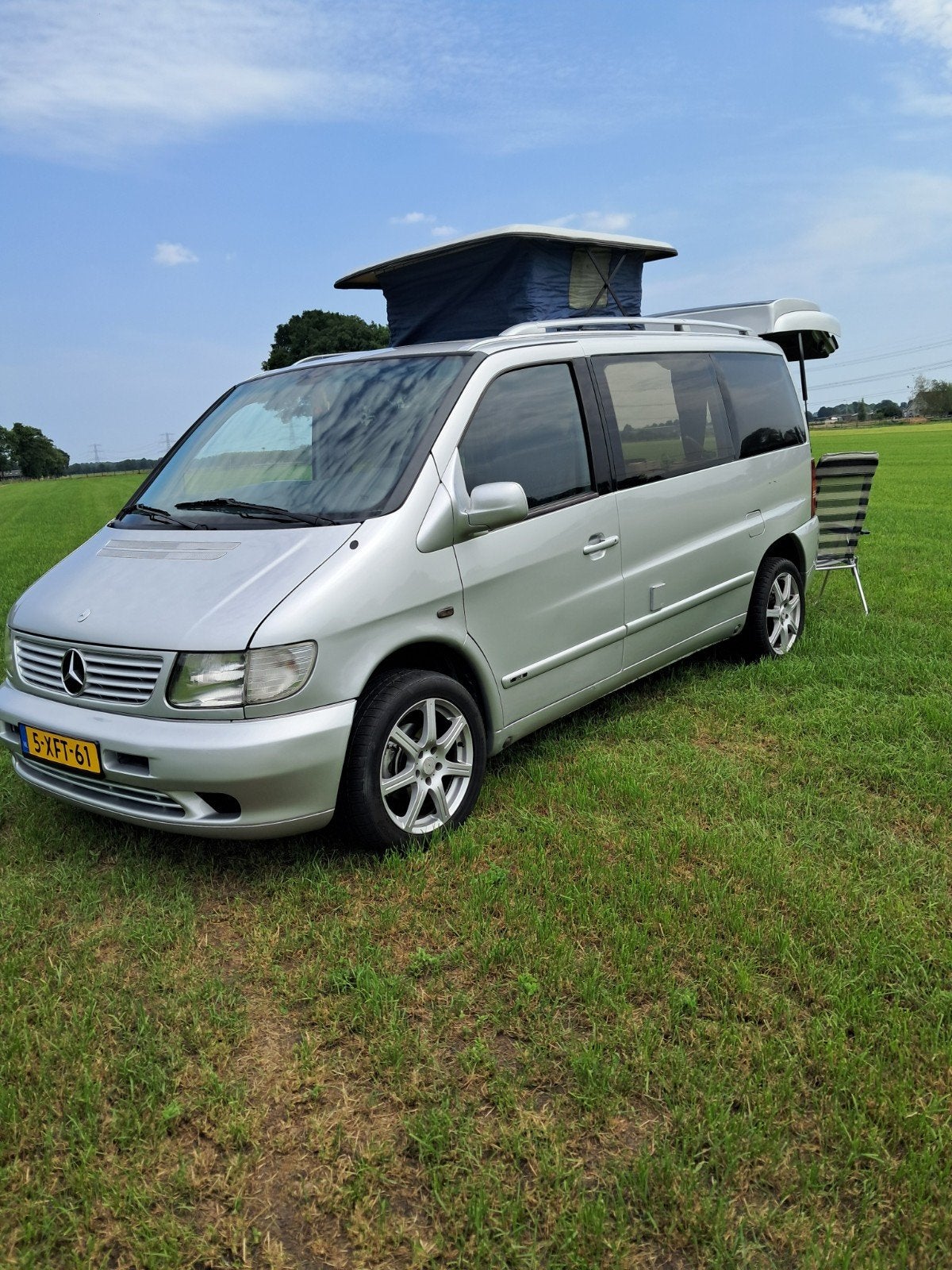 Camperbus mercedes vito w638  in zeer nette staat, Buscamper of Camperbus, Tot en met 2, Mercedes-Benz, Particulier