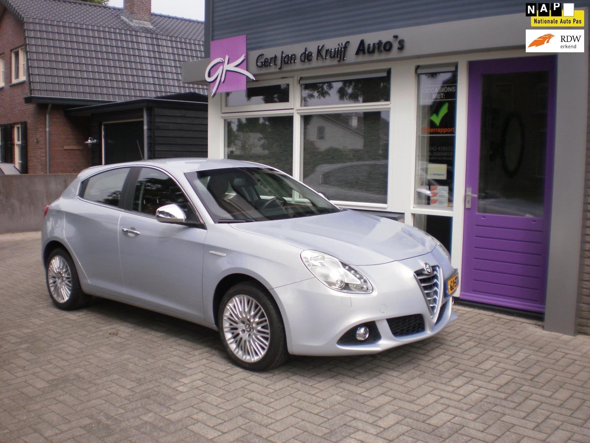 Alfa Romeo Giulietta 1.4 T Exclusive NL Auto 2e Eig, Voorwielaandrijving, Euro 6, 4 cilinders, Wit