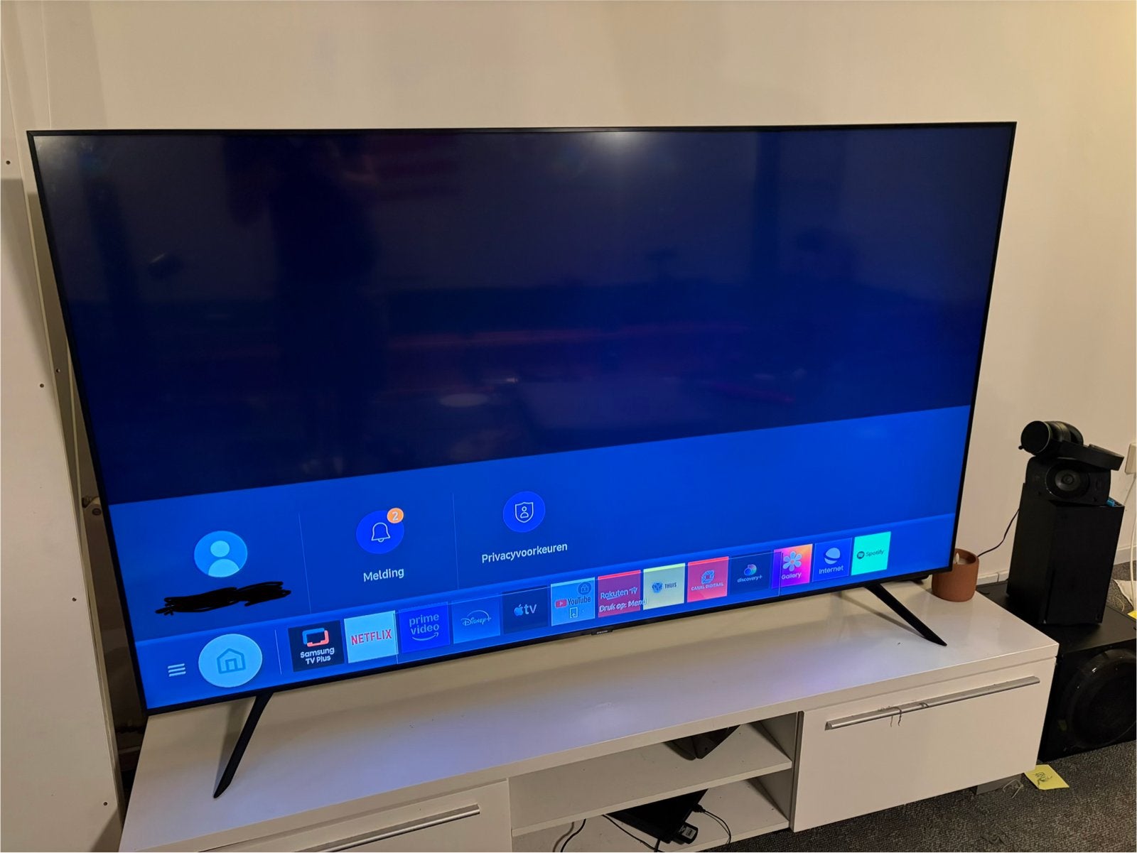 Samsung 75 inch 4K Smart TV, Ophalen, LED, 50 Hz, Zo goed als nieuw