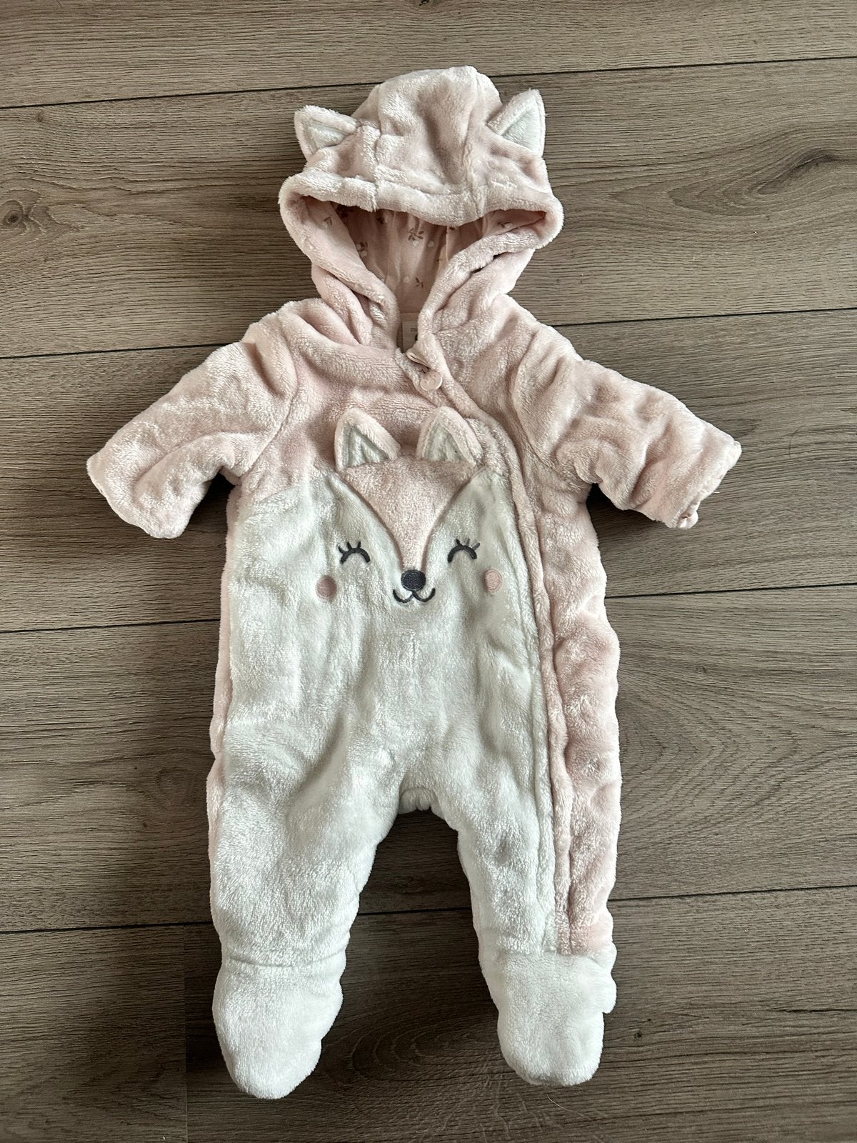 Warm teddy boxpakje met capuchon - Maat 50, Ophalen of Verzenden, Nieuw, Jongetje of Meisje, Pakje