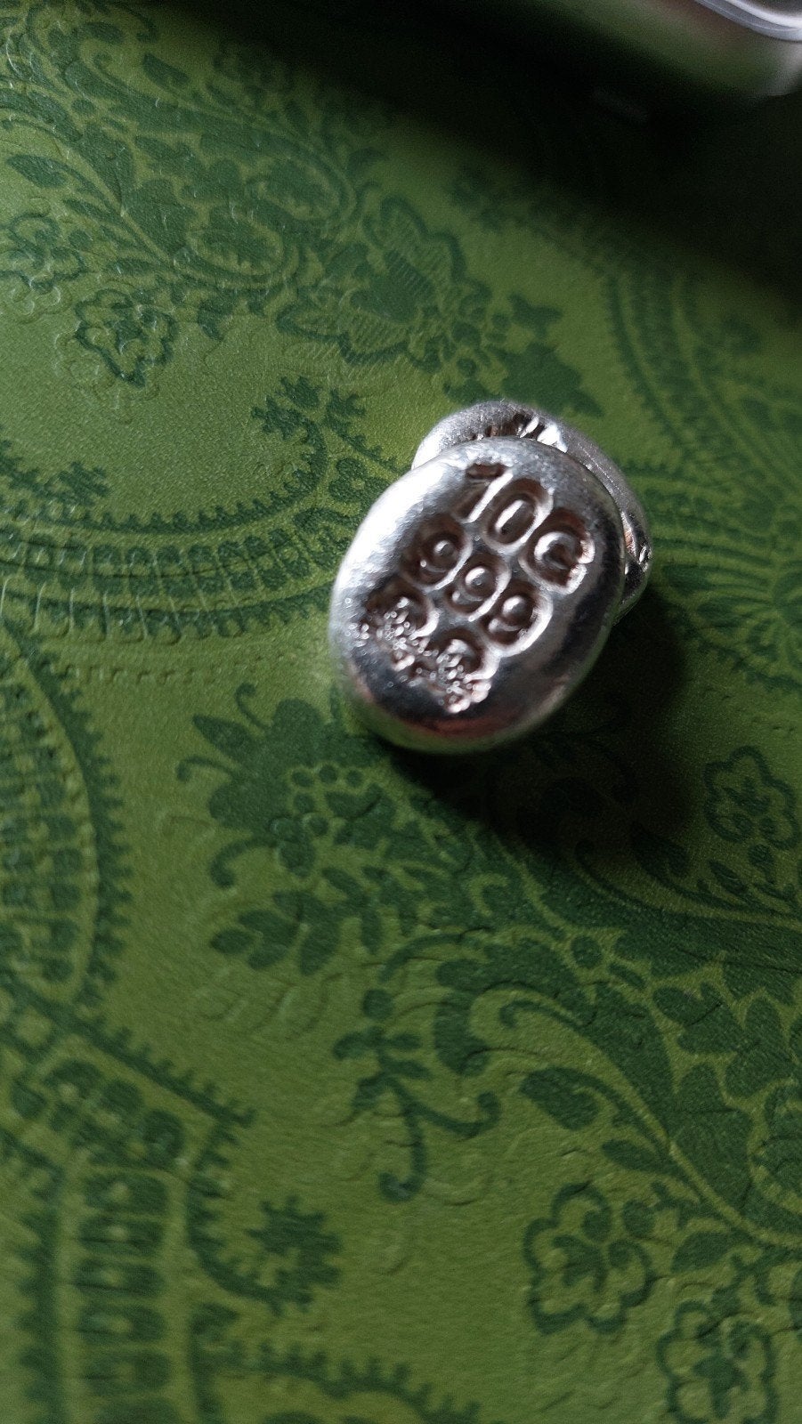 10 gram Zilver Baartje Skull and Bones 999%, Ophalen of Verzenden, Zilver