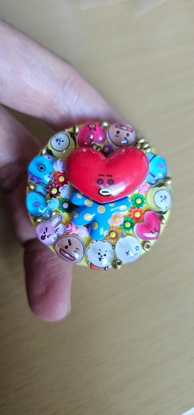 BT21 Popsocket - Leuke Telefoonhouder en Standaard, Ophalen of Verzenden, Nieuw, Telefoonhanger of Accessoire, Overige merken