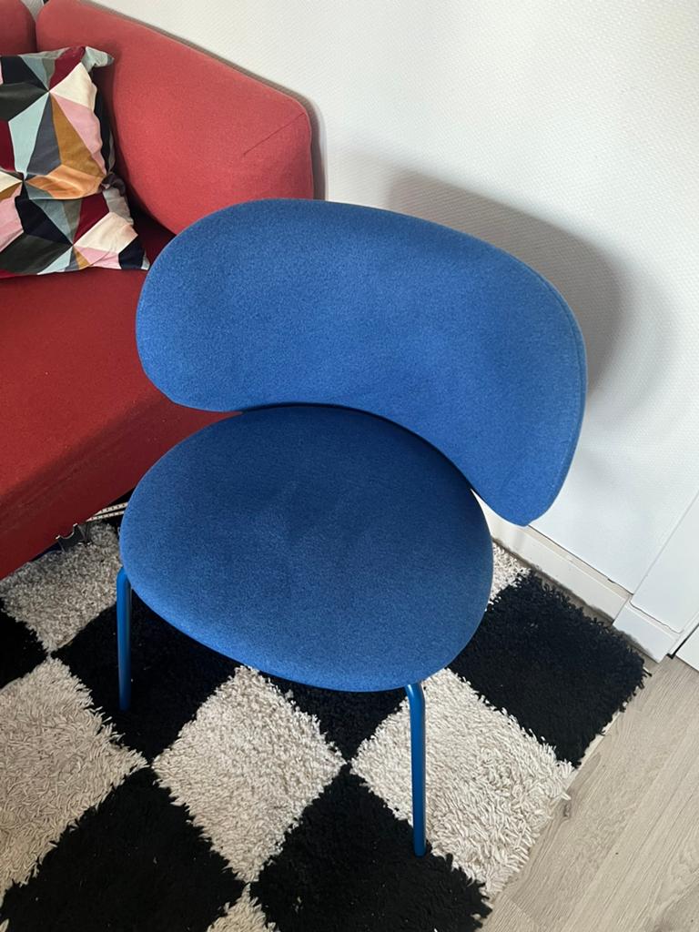 IKEA KRYLBO stoelen 2x, Huis en Inrichting, Ophalen, Blauw, Twee