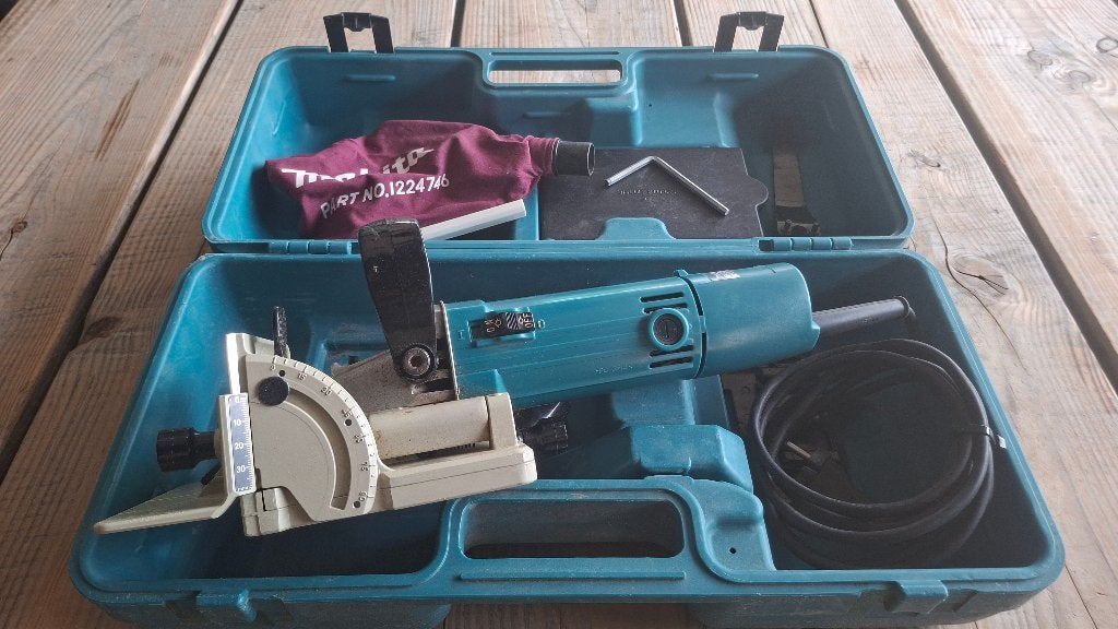 Makita 3901 Lamellenfrees freesmachine 230v, ,, Ophalen of Verzenden, Zo goed als nieuw, ,