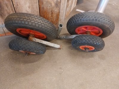 Set Centreerwielen trailer, Watersport en Boten, Niet ingevuld, Gebruikt, Niet ingevuld, Niet ingevuld