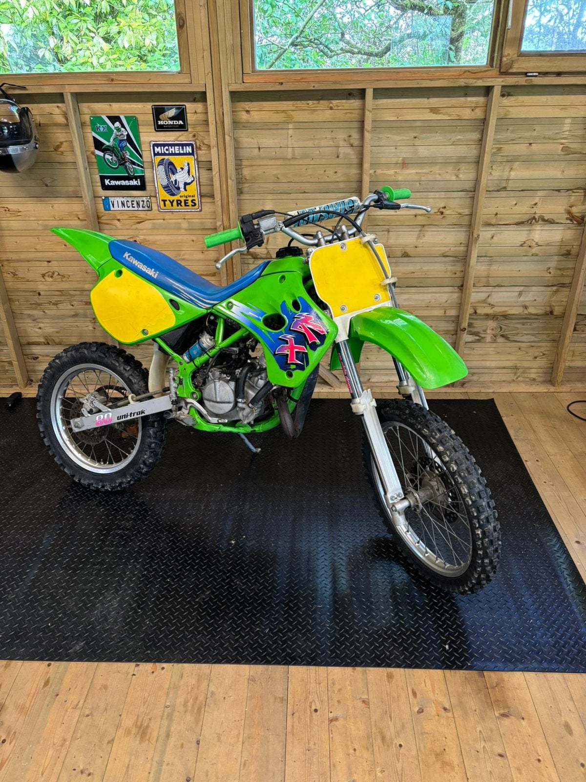 Kawasaki kx80, Ophalen
