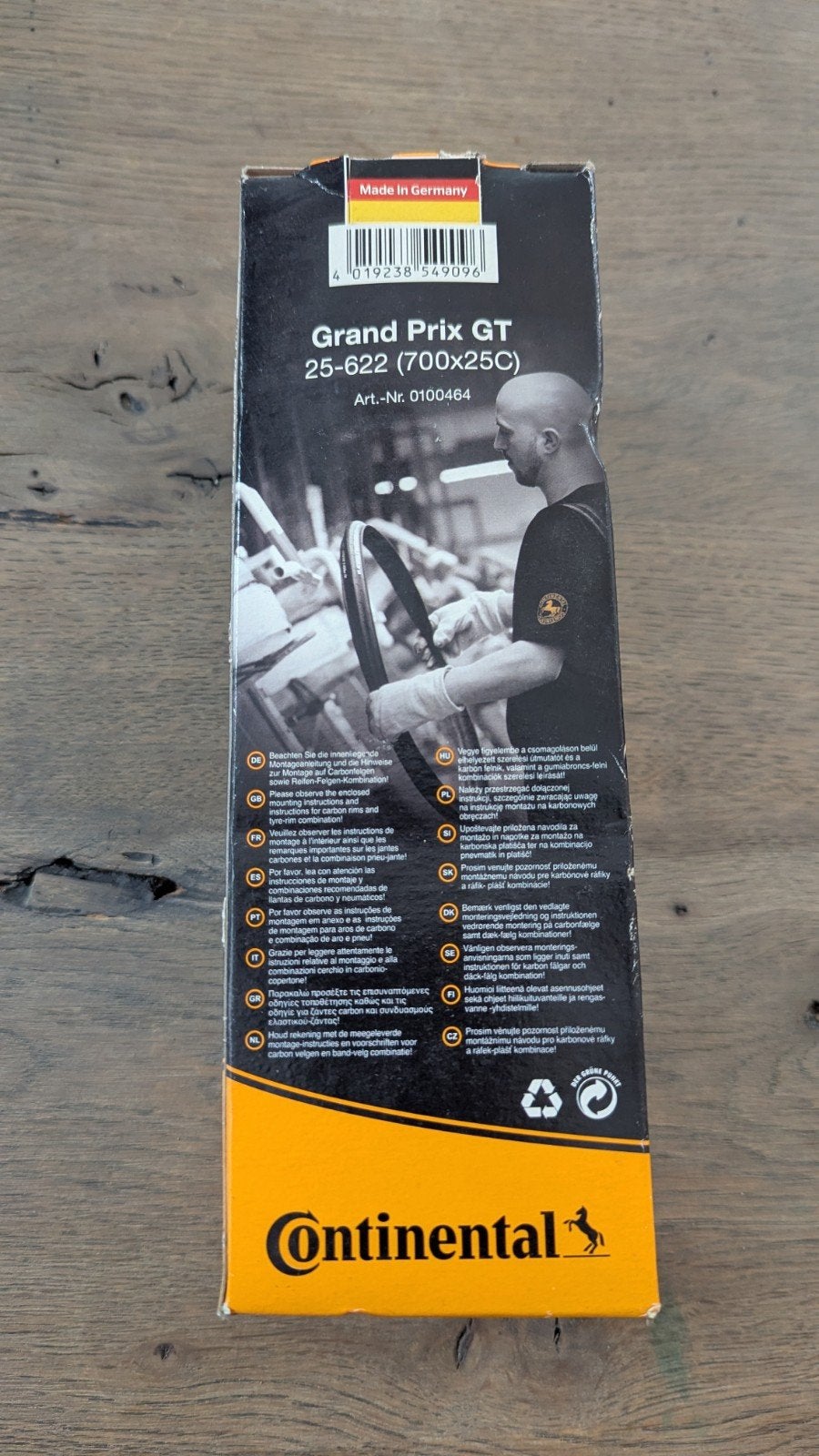 Continental Grand Prix GT 25-622 (700x25C) fietsband, Ophalen of Verzenden, Nieuw, Continental