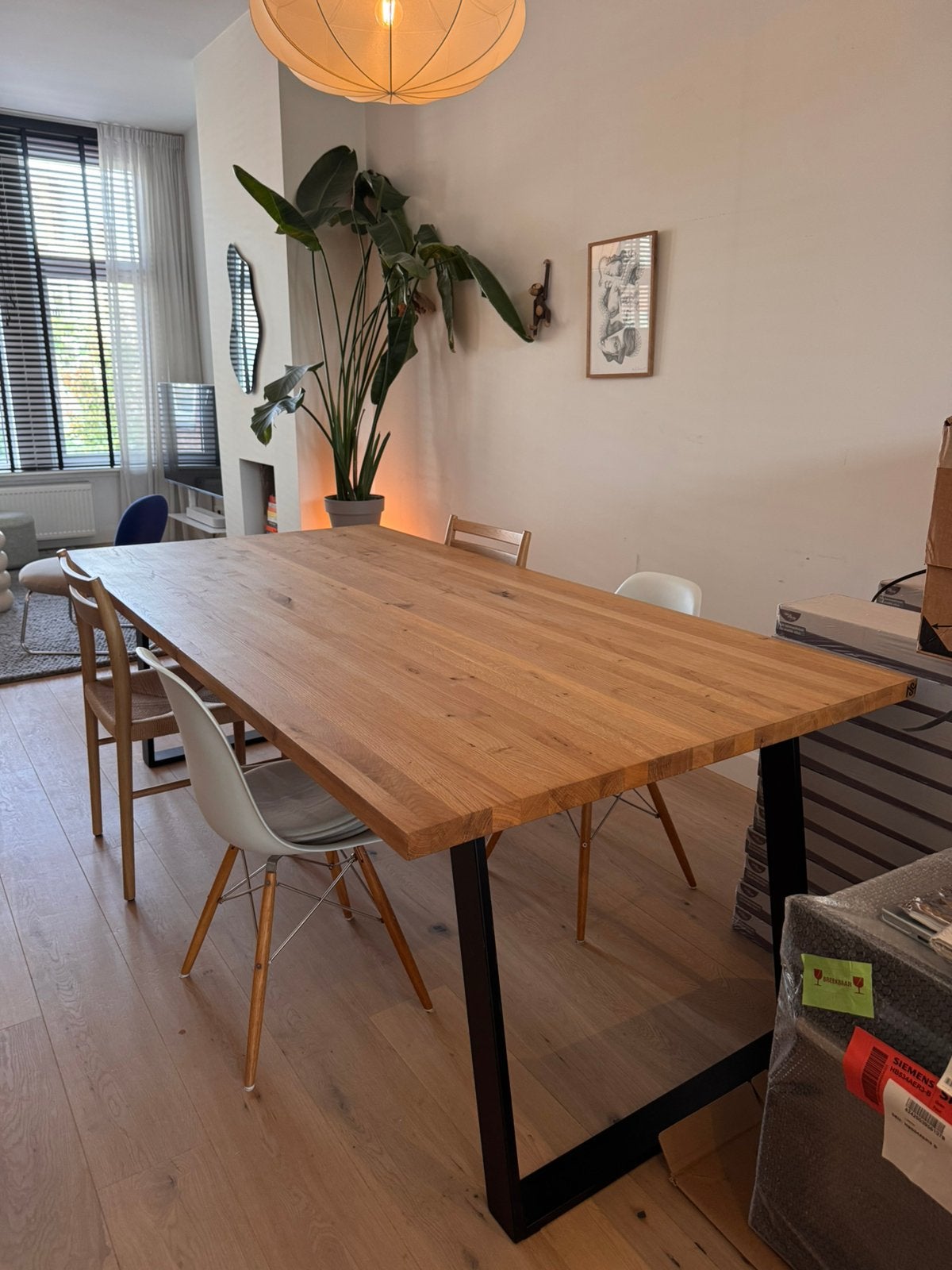 Eiken eettafel