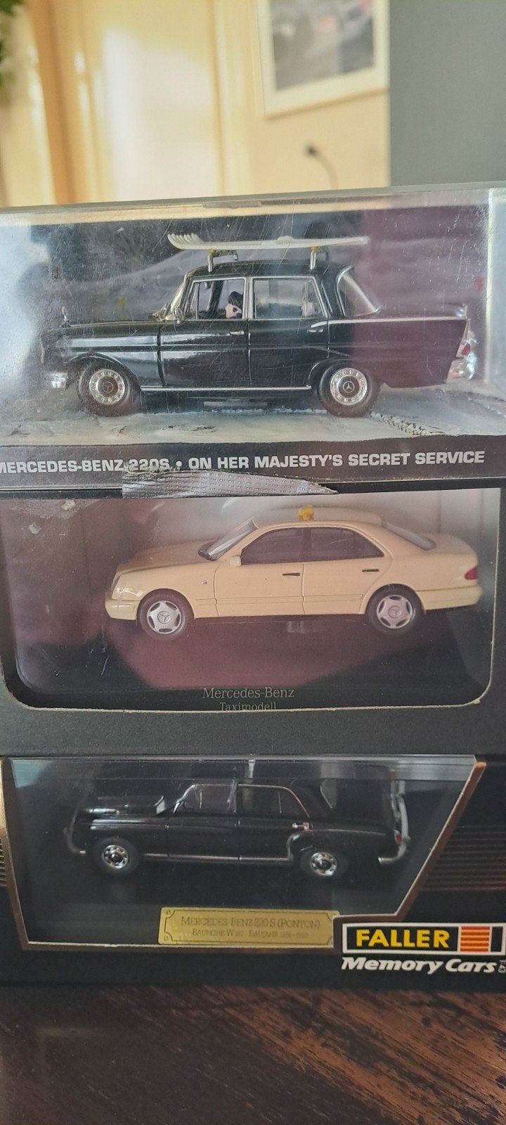 Mercedes-Benz modelauto's: 220S, Taximodell, Ponton, Overige merken, Auto, 1:32 tot 1:50, Nieuw