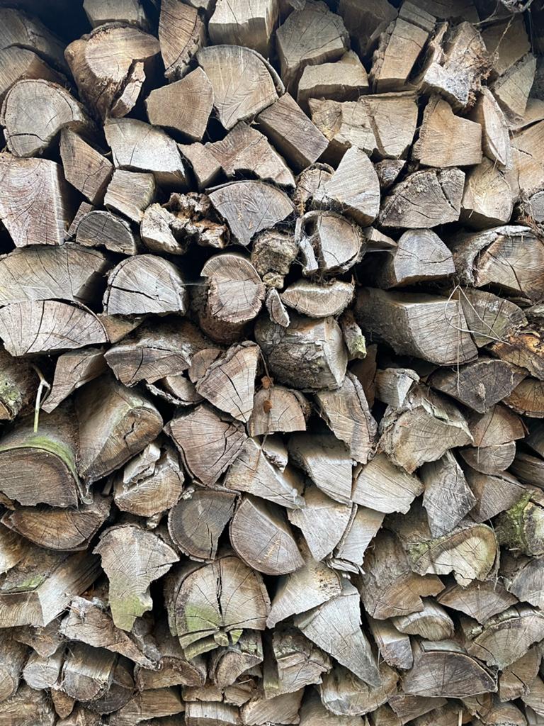 Haardhout, 6 m³ of meer, Ophalen, Eikenhout, Blokken
