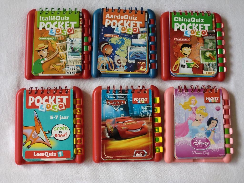 diverse Pocket Loco - Houders met boekjes, Ophalen of Verzenden, Taal en Lezen