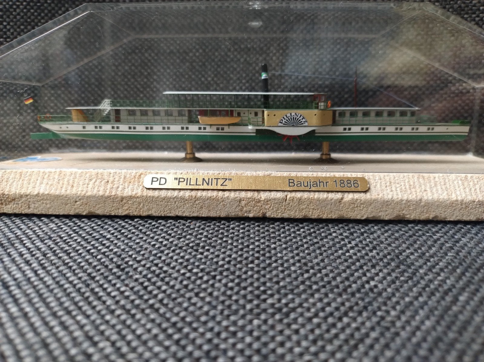Miniatuur radarboot PD "pillnitz" bouwjaar 1886, Ophalen of Verzenden, Schaalmodel