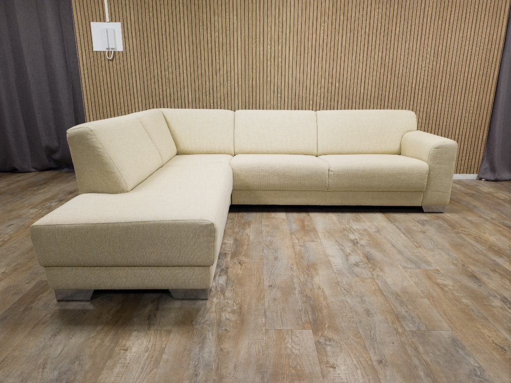  Zeer Mooi Creme Kleur Hoekbank - TOPSTAAT !!!
