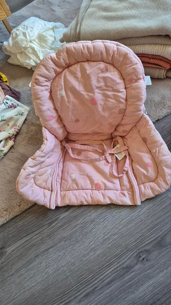 Stoelverkleiner Jollein en Mamaloes roze en beige, Kinderen en Baby's, Kinderstoelen, Ophalen of Verzenden, Gebruikt, Overige typen