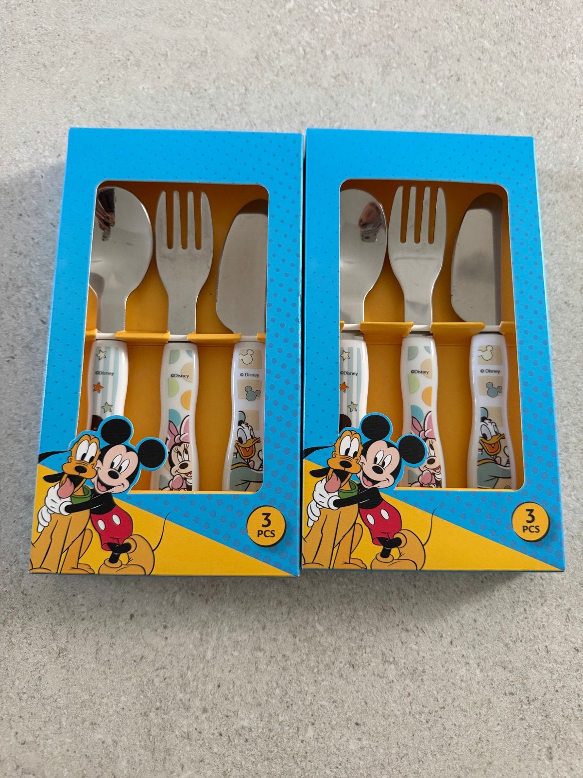 Nieuw Disney besteksetje Mickey Mouse 3-delig, Ophalen of Verzenden, Nieuw