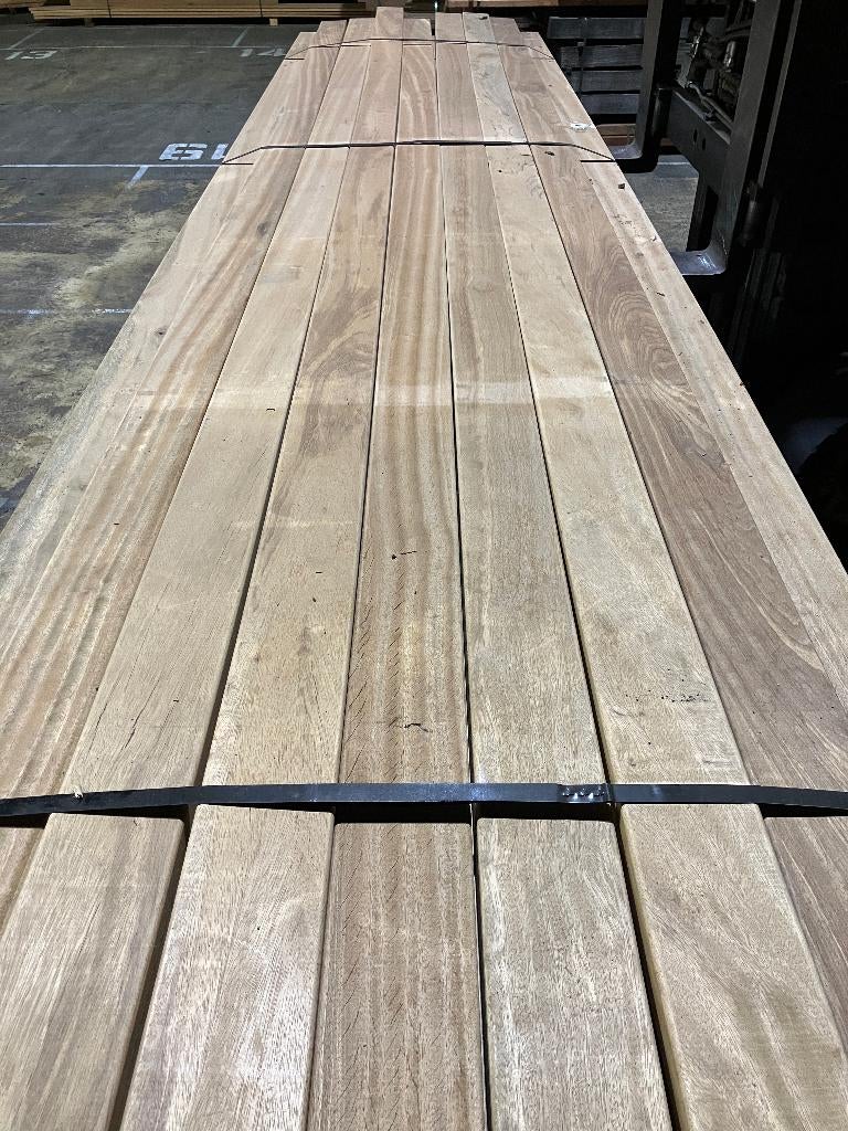 balken-palen-regels-onderligger-Hardhout-Piquia–40x118mm, Ophalen, Nieuw, Hardhout, 250 cm of meer