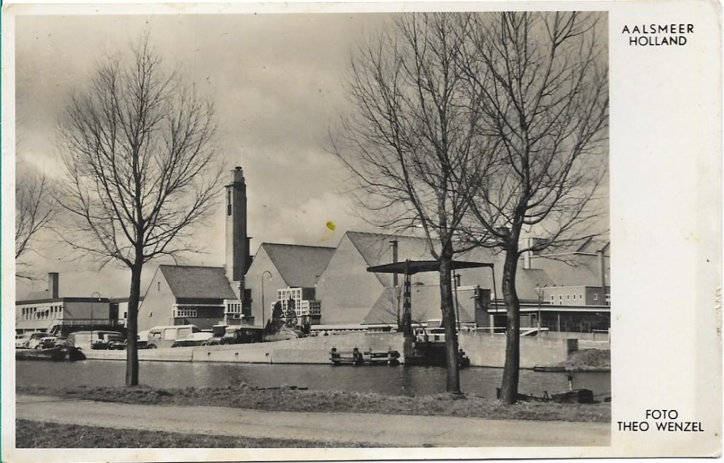 Aalsmeer ca 1955 Bloemenveiling ,fotokaart van Theo Wenzel, Verzenden, 1940 tot 1960, Ongelopen, Noord-Holland
