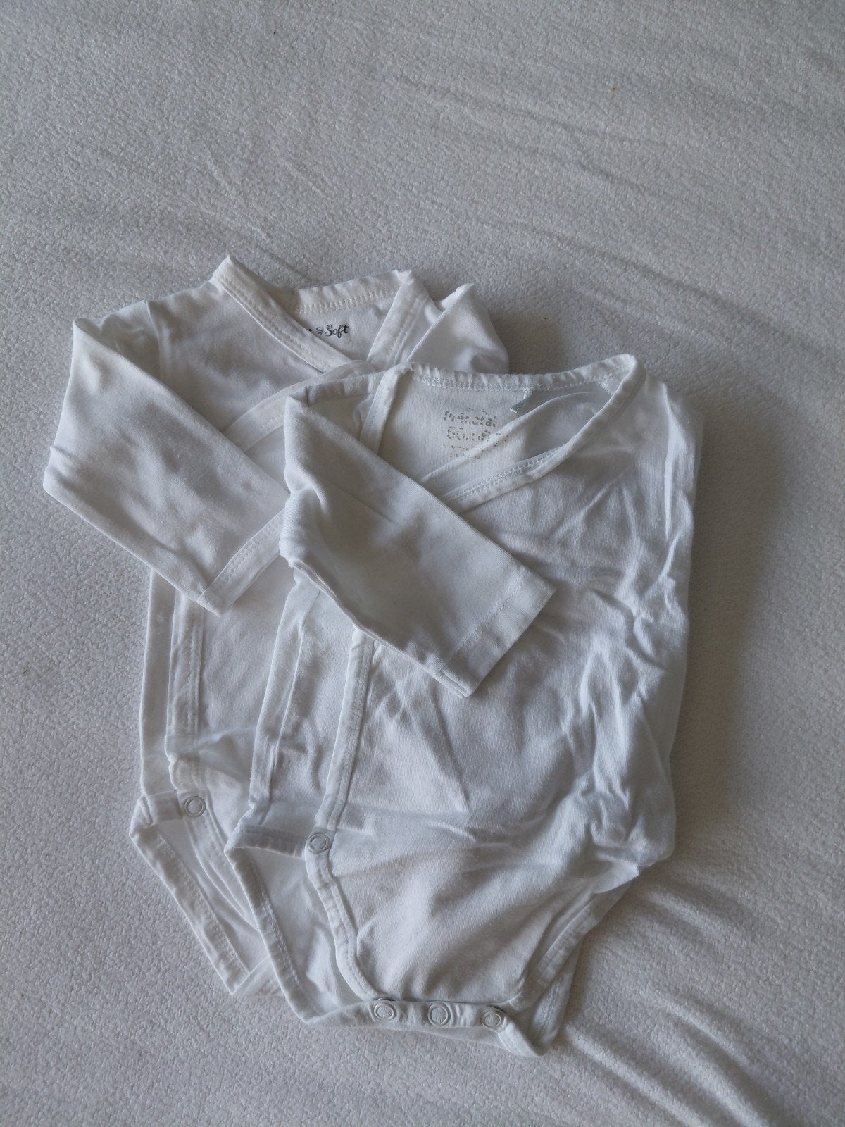Overslag romper lange mouw, Nacht- of Onderkleding, Jongetje of Meisje, Ophalen of Verzenden, Zo goed als nieuw
