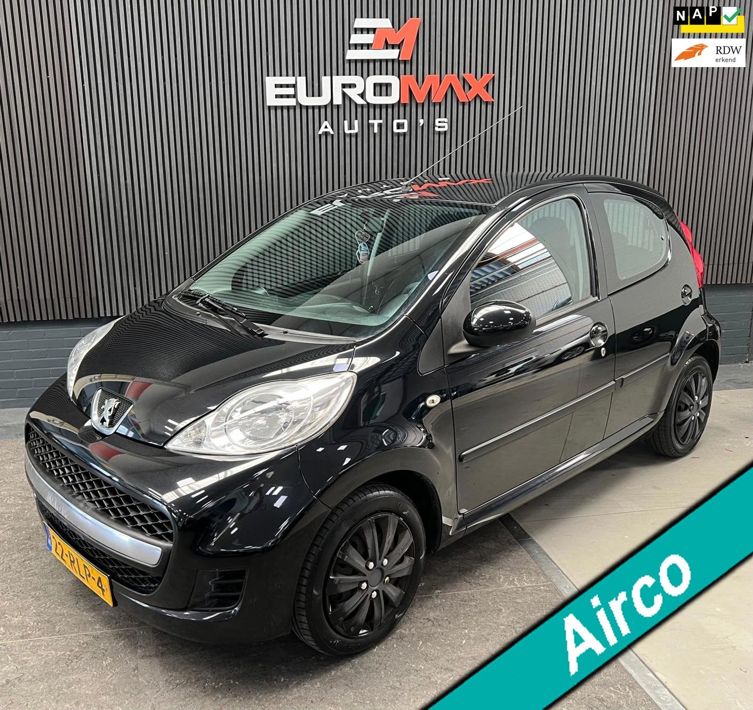 Peugeot 107 1.0-12V XS 2e Eigenaar - NAP - Airco - Elektr Ra, Voorwielaandrijving, Euro 5, Stof, Gebruikt