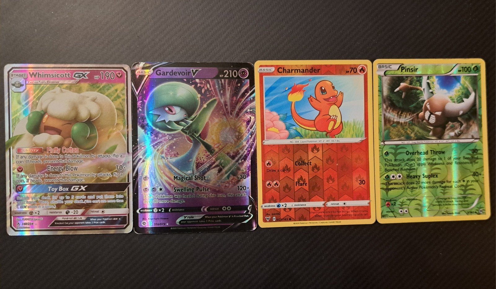 Pokemon kaarten, Ophalen of Verzenden, Gebruikt, Meerdere kaarten, Foil