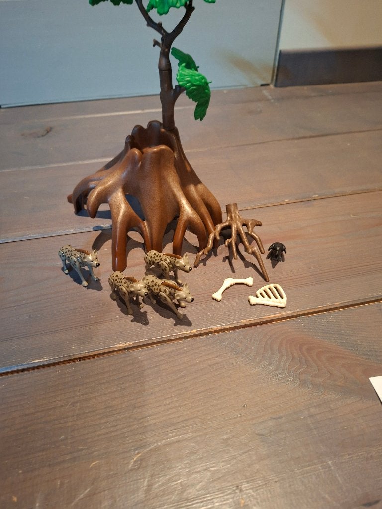 playmobil hyenas safarie, Wild life, Complete set, Ophalen of Verzenden, Zo goed als nieuw